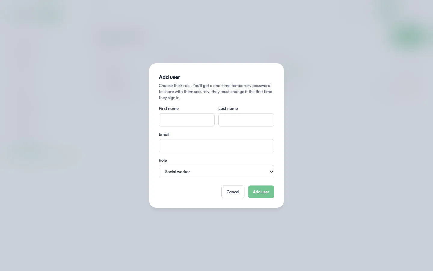 Add user
