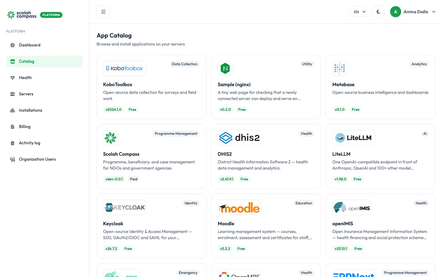 App Catalog