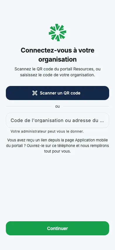 Se connecter à votre organisation