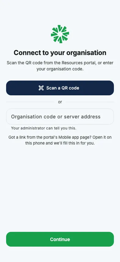 Connecting to your organisation