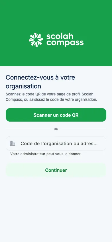 Se connecter à votre organisation